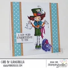 Stamping Bella Cling Stamps - Oddball Mad Hatter