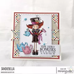 Stamping Bella Cling Stamps - Oddball Mad Hatter