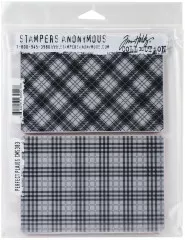 Cling Stamps Tim Holtz - Perfect Plaid