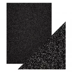 Tonic Studios - Glitter Card - Black Sapphire (8,5 x 11)