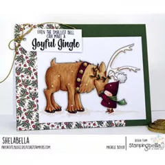 Stamping Bella Cling Stamps - Bundle Girl W/Reindeer