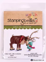 Stamping Bella Cling Stamps - Bundle Girl W/Reindeer