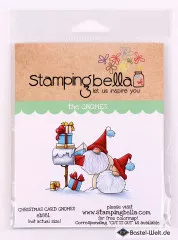 Stamping Bella Cling Stamps - Christmas Card Gnomes