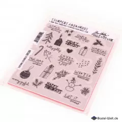 Cling Stamps by Tim Holtz - Seasonal Scribbles