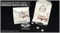 Karen Burniston Die - Parcel Pop-Up