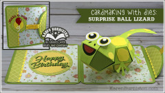 Karen Burniston Die - Surprise Ball Pop-Up