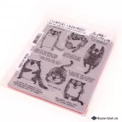 Cling Stamps by Tim Holtz - Snarky Cat