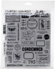 Cling Stamps by Tim Holtz - Field Notes