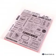 Cling Stamps by Tim Holtz - Field Notes