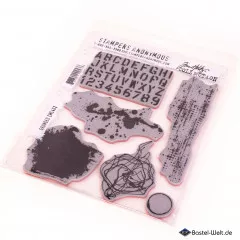 Cling Stamps by Tim Holtz - Grunged