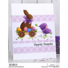 Stamping Bella Cling Stamps - Bundle Girl With A Chocolate Bunny