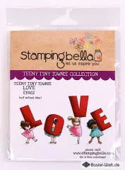 Stamping Bella Cling Stamps - Teeny Tiny Townie Love