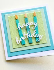 Memory Box Die - Tall Birthday Candles