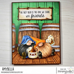 Stamping Bella Cling Stamps - Beer Gnomes