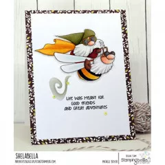 Stamping Bella Cling Stamps - Flying Gnome