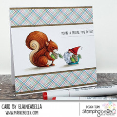 Stamping Bella Cling Stamps - The Gnome And The Squirrel