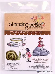 Stamping Bella Cling Stamps - Edgar And Molly Vintage Snail Set