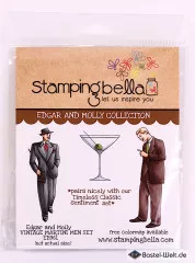 Stamping Bella Cling Stamps - Edgar And Molly Vintage Martini Me