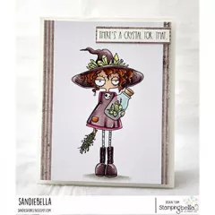 Stamping Bella Cling Stamps - Smudge and Crystal Oddball