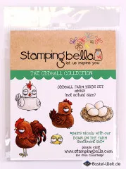 Stamping Bella Cling Stamps - Oddball Farm Birds Set