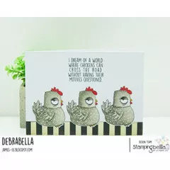 Stamping Bella Cling Stamps - Oddball Farm Birds Set