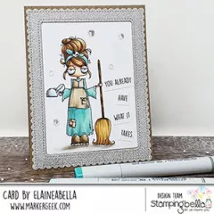 Stamping Bella Cling Stamps - Oddball Cinderella