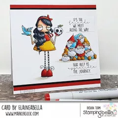 Stamping Bella Cling Stamps - Oddball Snow White