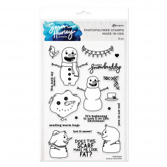 Simon Hurley Clear Stamps - Snazzy Snowmen