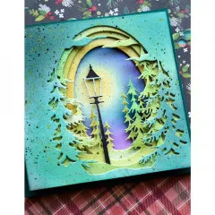 Memory Box Die - Tall Fir Collage