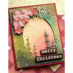 Memory Box Die - Tall Fir Collage