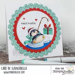 Stamping Bella Cling Stamps - Penguins Big Catch