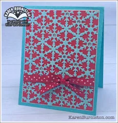 Karen Burniston Die - Pattern Plate Snowflake