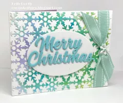 Karen Burniston Die - Pattern Plate Snowflake