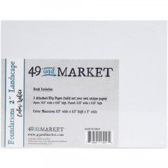 49 And Market - Foundations - 2" Landscape Album - White
