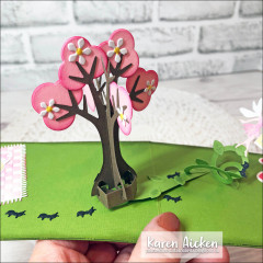 Karen Burniston Die - Tiny Trees Pop-Up