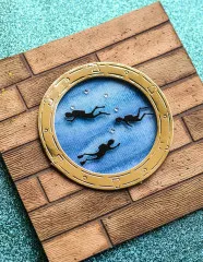 Memory Box Die - Ocean Porthole