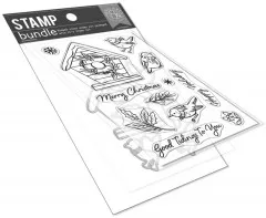 Hero Arts - Clear Stamps & Cutting Dies - Graphic Lines Holiday