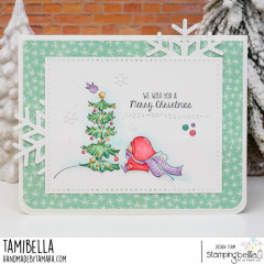 Stamping Bella Cling Stamps - Bundle Girl W/Christmas Tree And B