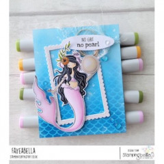 Stamping Bella Cling Stamps - Curvy Girl Mermaid Stamping Bella Cling Stamps - Curvy Girl Mermaid
