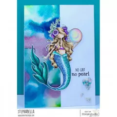 Stamping Bella Cling Stamps - Curvy Girl Mermaid