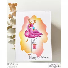 Stamping Bella Cling Stamps - Flamingodeer