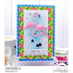 Stamping Bella Cling Stamps - Oddball Flamingo