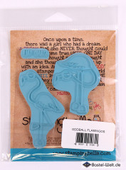 Stamping Bella Cling Stamps - Oddball Flamingo