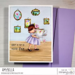 Stamping Bella Cling Stamps - Tiny Townie Loves Tea