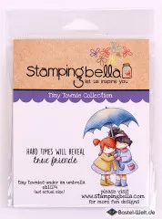 Stamping Bella Cling Stamps - Tiny Townie Under An Umbrella