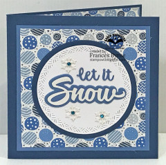 Karen Burniston Die - Word Set 13 - Snow