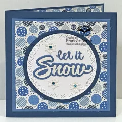 Karen Burniston Die - Word Set 13 - Snow