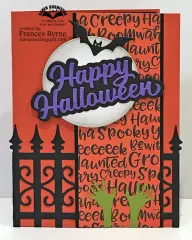 Karen Burniston Die - Happy Halloween