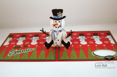 Karen Burniston Die - Snowman Pop-Up