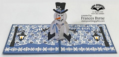 Karen Burniston Die - Snowman Pop-Up